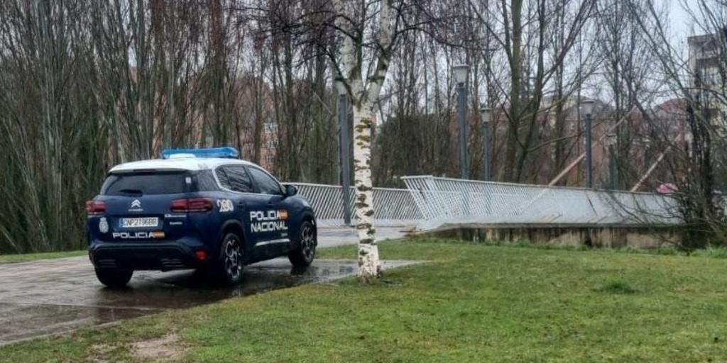 Rescatada 'in extremis' una menor que se había caído al río Bernesga en León