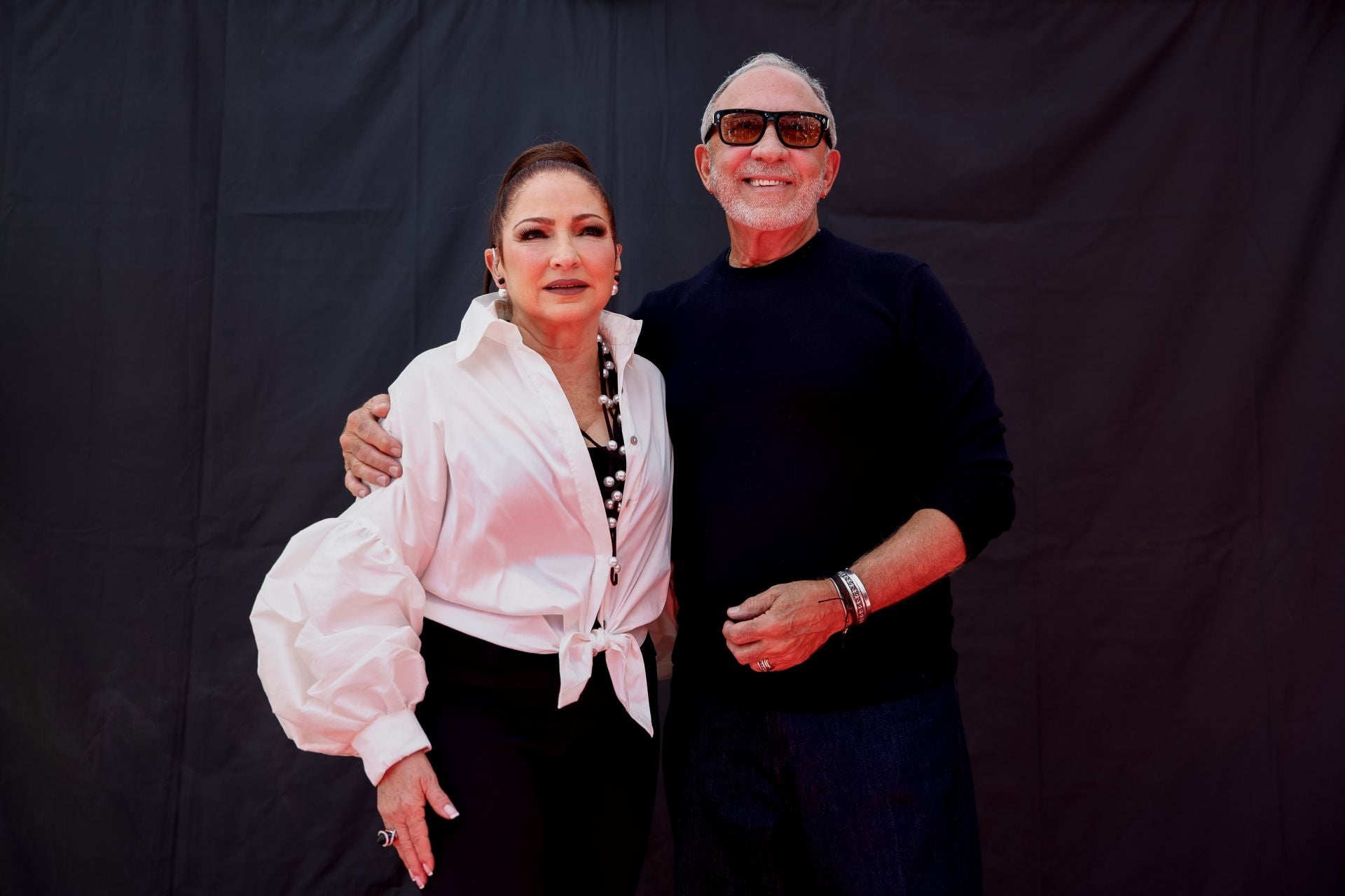 Gloria Estefan y su marido y productor musical Emilio Estefan