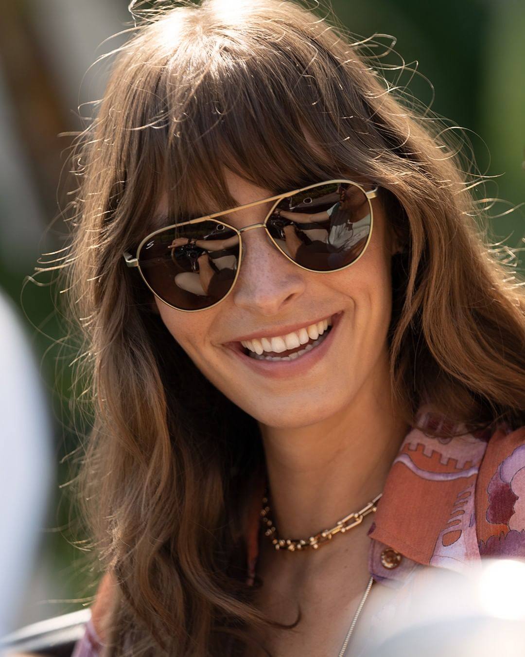 Una idea más exclusiva es la firma Serengeti. Este modelo Odell coincide con unas gafas de sol para estilismos desenfadados que se puede encontrar en la web por 230€