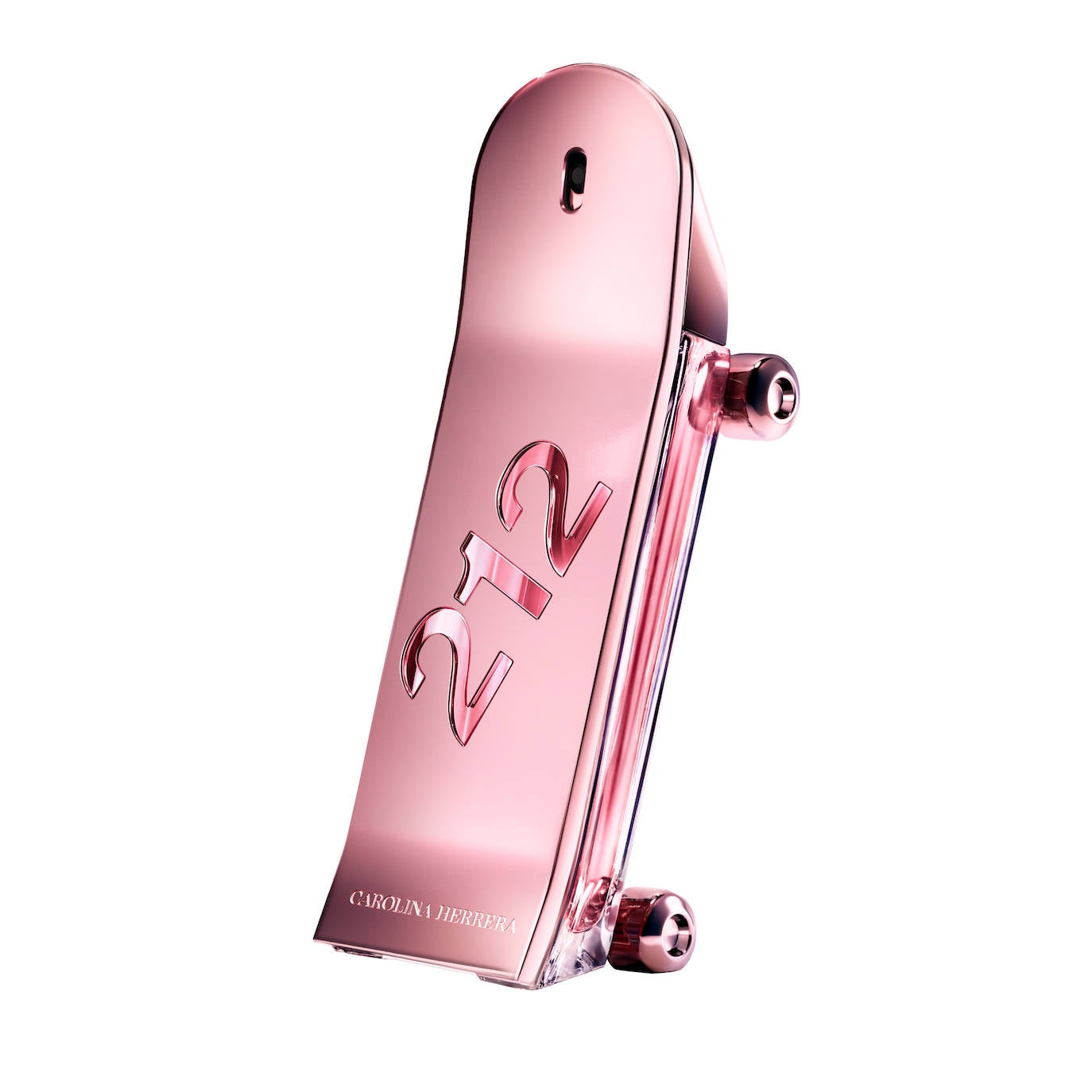 212 Heroes For Her de Carolina Herrera (112 €, 80 ml). Carolina A. Herrera, directora creativa de las fragancias, "212 Heroes For Her celebra la rebeldía como forma de vida y abre un nuevo capítulo en esta aventura que gira alrededor del poder transformador de la juventud" . Un nuevo perfume que es una celebración a las mujeres que cambian el mundo. Es una fórmula vegana, con un frasco revolucionario concebido a partir de la silueta de una tabla de 'skate'. Las notas de salida sorprenden con la pimienta rosa y un toque de esencia de mandarina. El corazón, floral y afrutado, es puro romanticismo juvenil, que conduce a un fondo adictivo de sándalo y ambroxán, que le aporta carácter y profundidad.