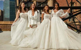 Vestidos de novia de talla grande, la moda nupcial adapta a todo tipo de cuerpos
