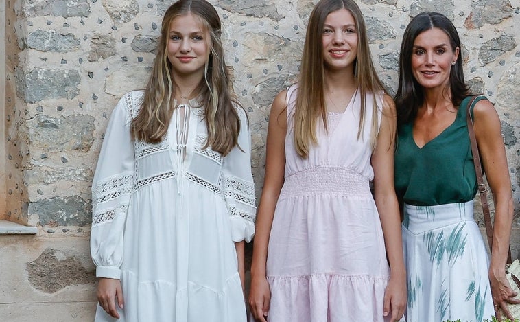 El vestido 'boho chic' de la Princesa Leonor en Palma de Mallorca