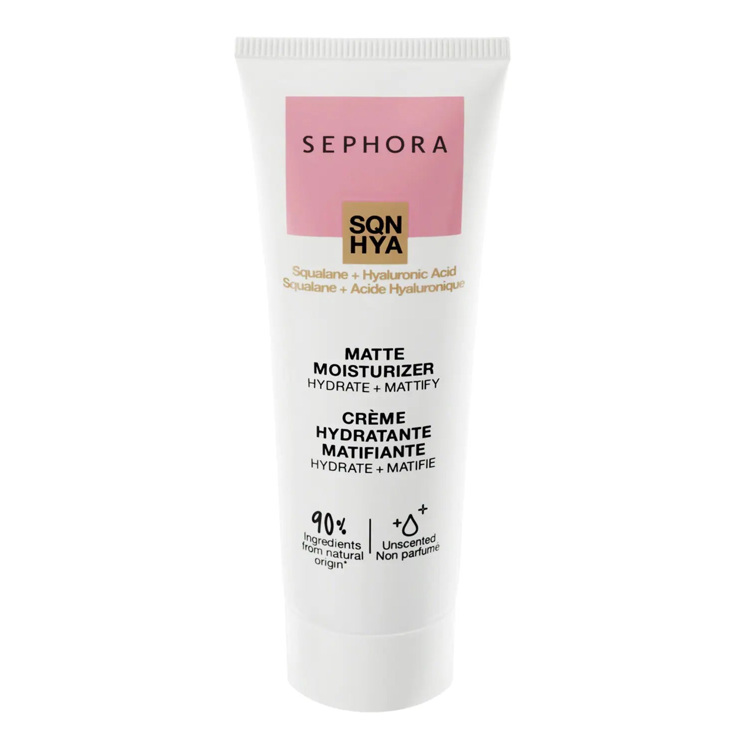 Crema hidratante matificante de Sephora Collection (14,99 €, solo en Sephora). Crema matificante para pieles mixtas y grasas, que reduce el sebo y limita los brillos, sin contrarrestar la hidratación. Su textura no deja película grasa, ofreciendo un acabado mate. Incluye ácido hialurónico de origen natural y escualano.