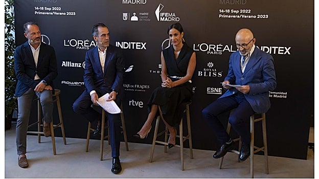 Durante la presentación de la 76 edición de MBFWMadrid