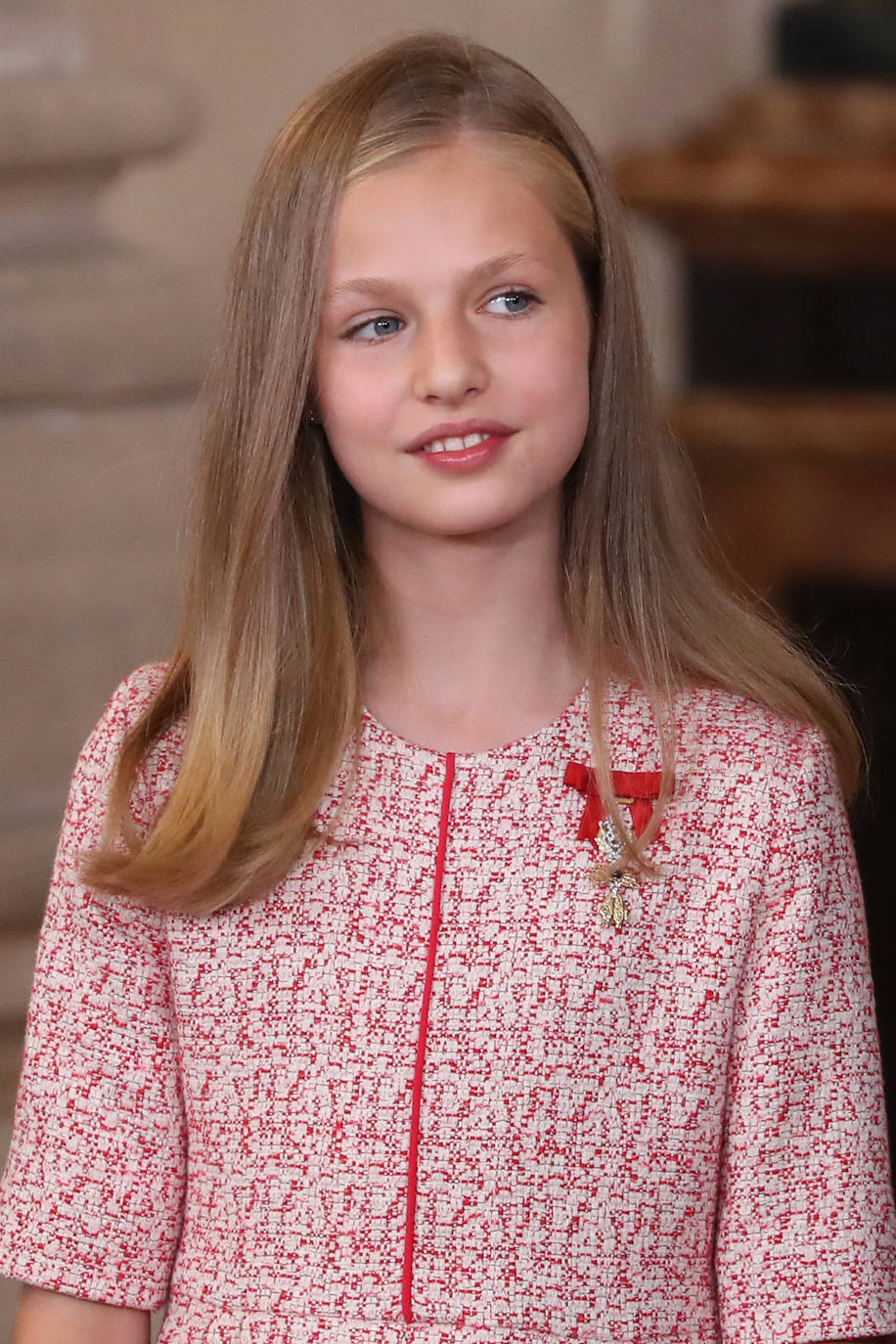 En un acto oficial en el Palacio Real de Madrid en 2019.