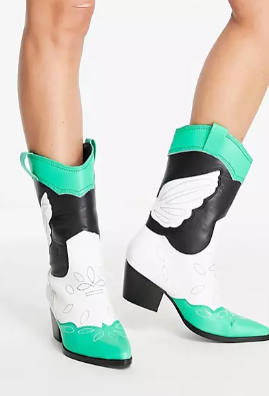 Botas multicolor de Asos: 53,99 euros.