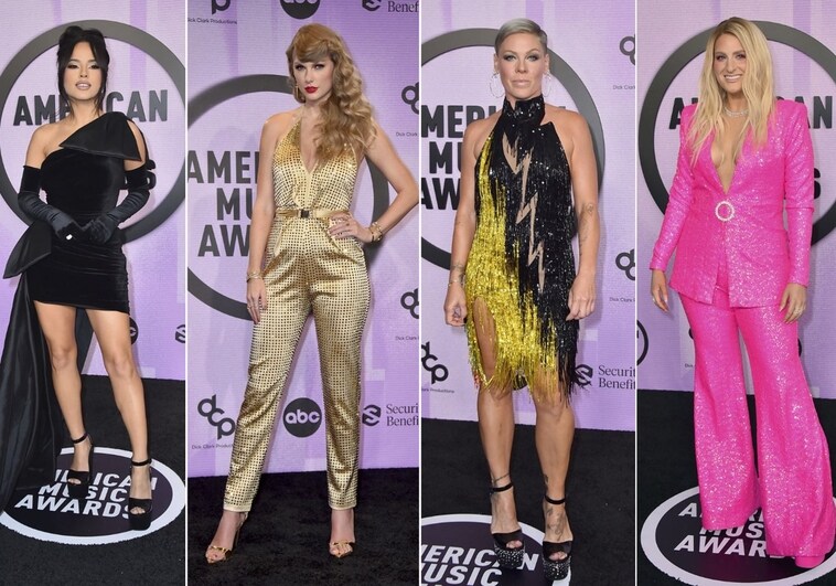 American Music Awards 2022: los looks más llamativos de la alfombra roja