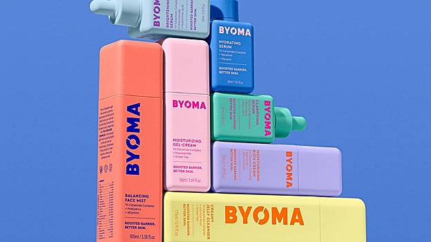 Los productos de Byoma, a la venta en Sephora.