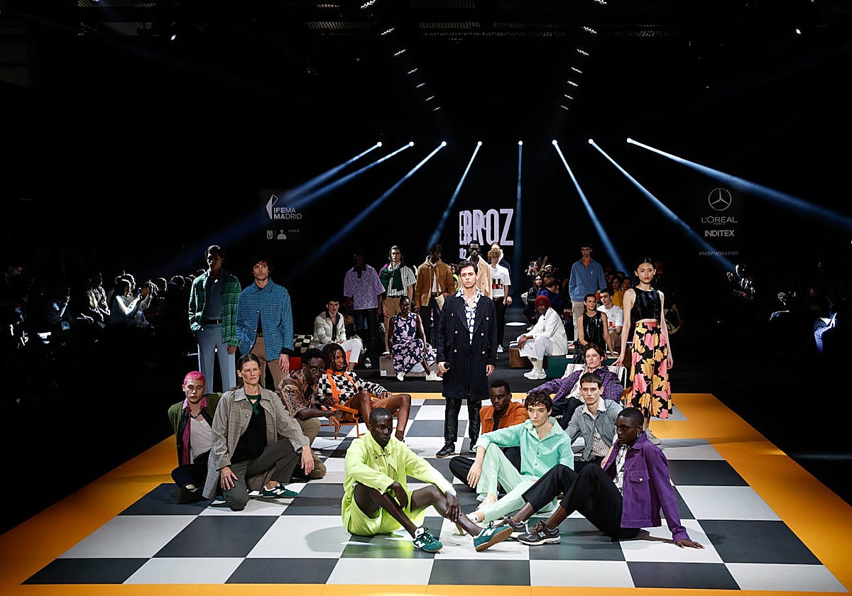 Desfile de Pablo Erraz en la MBFWMadrid otoño/invierno 2023/24.
