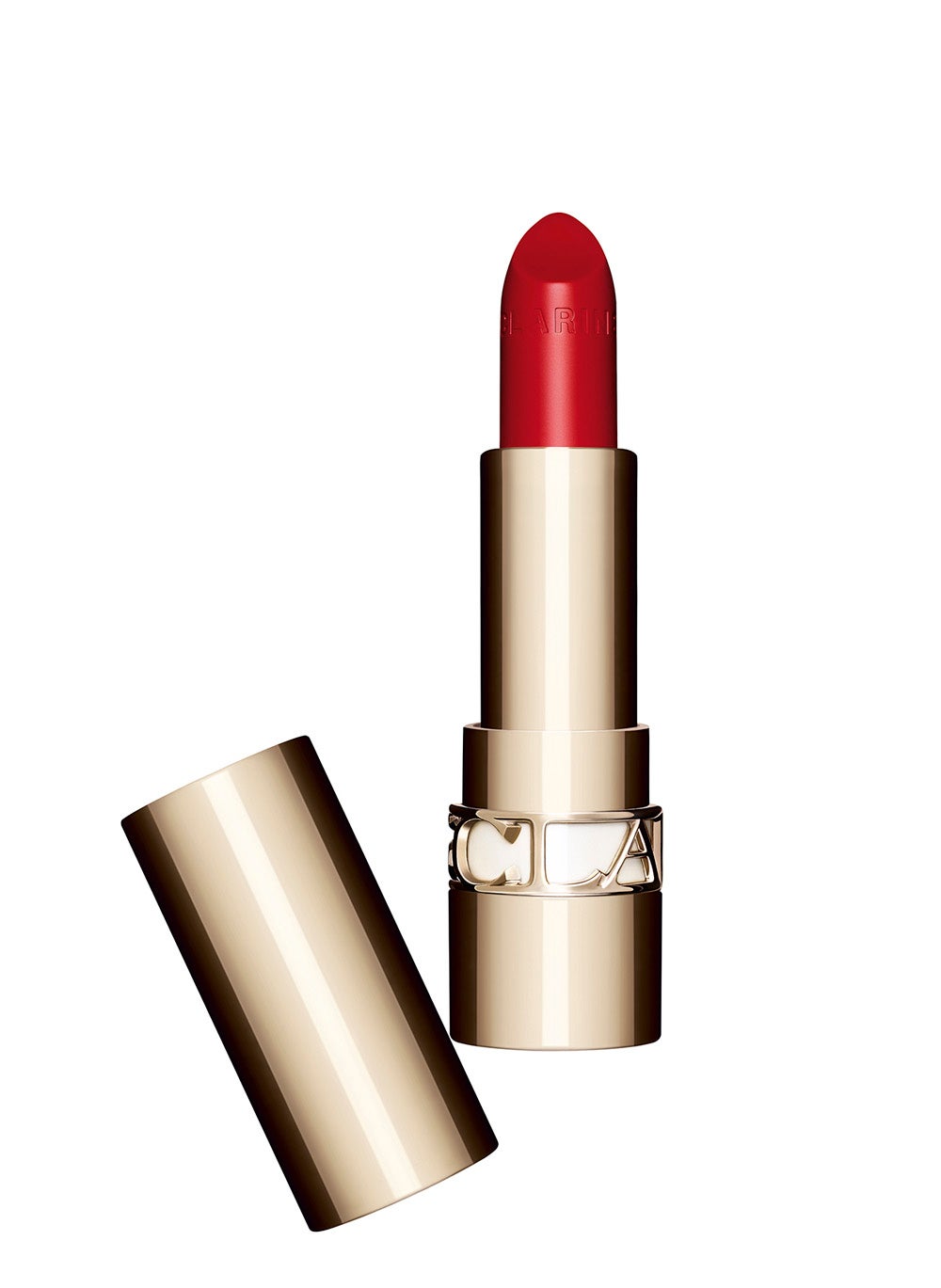 Barra de labios Joli Rouge de Clarins (34 €). Formulado para proteger los labios contra la deshidratación, gracias a una combinación de activos y extractos de plantas que aportan confort y nutrición, este pintalabios ofrece 22 tonalidades en acabado satinado intenso. Además, su packaging es recargable y contiene un 20% de plástico reciclado. La recarga cuesta 22 €, y la carcasa, 12 €.