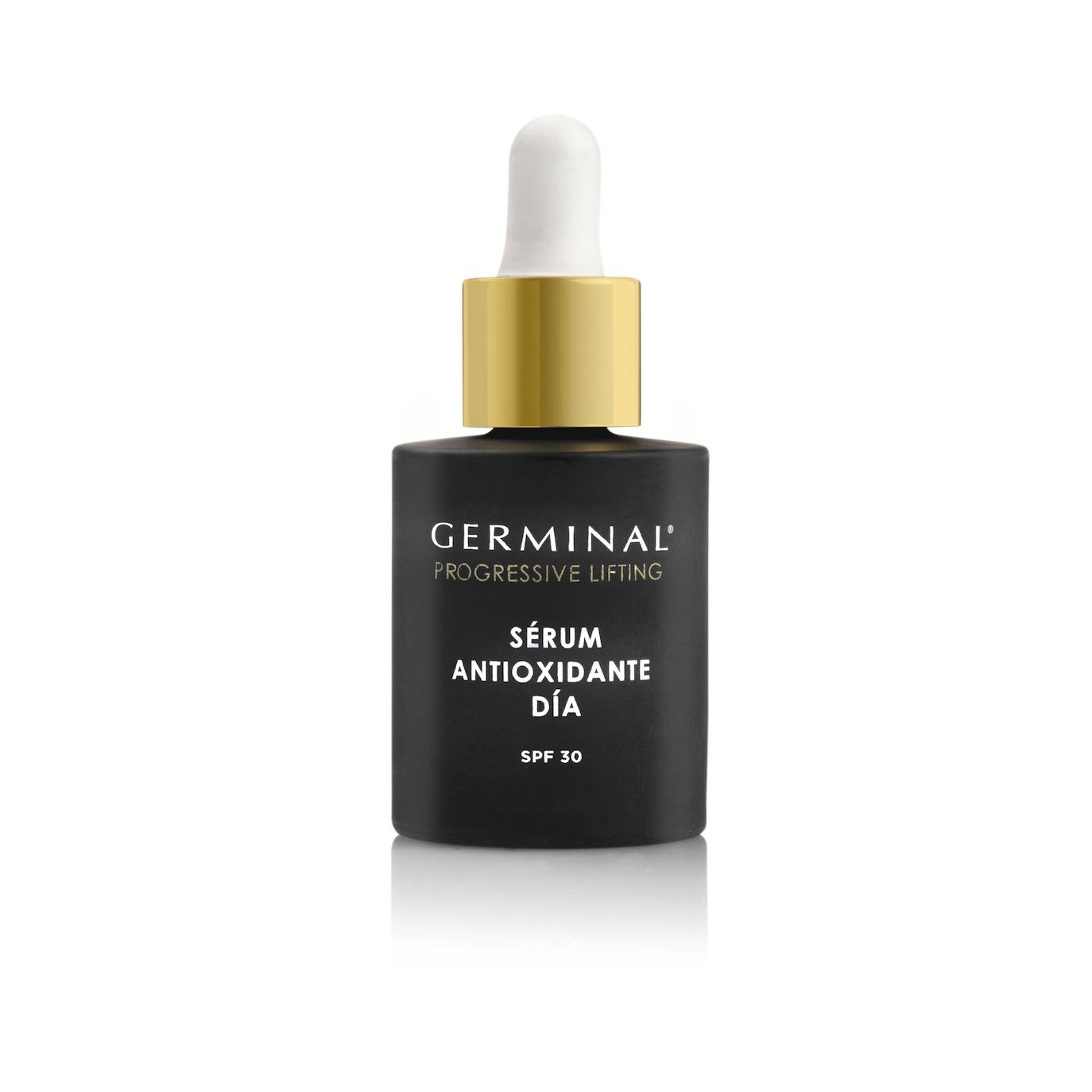 Sérum Antioxidante de Día de Germinal (55 €, 30 ml) Gracias a la biotecnología y a su combinación de ingredientes, entre los que destacan 4 antioxidantes (como el Redotioxil®) y una estudiada combinación de péptidos, consigue dos funciones: doble efecto antioxidante y efecto lifting.