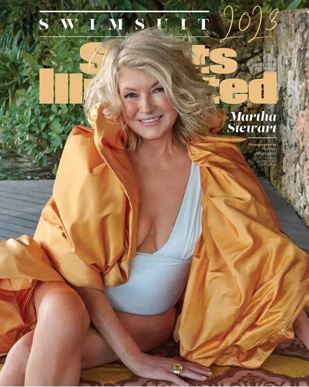 Portada a los 81 años de la revista &#039;Sports Ilustrated&#039; y millonaria: quién es Martha Stewart