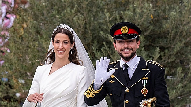 Los recién casados.