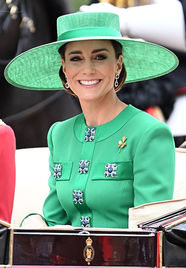 Kate Middleton durante el desfile 'Trooping the Colour'.