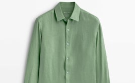 Camisa de lino de Massimo Dutti (49,90 euros)