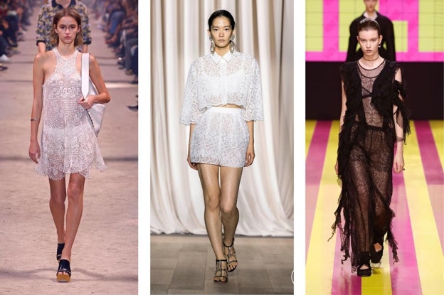 Encaje: Isabel Marant, Giambattista Valli y Christian Dior.