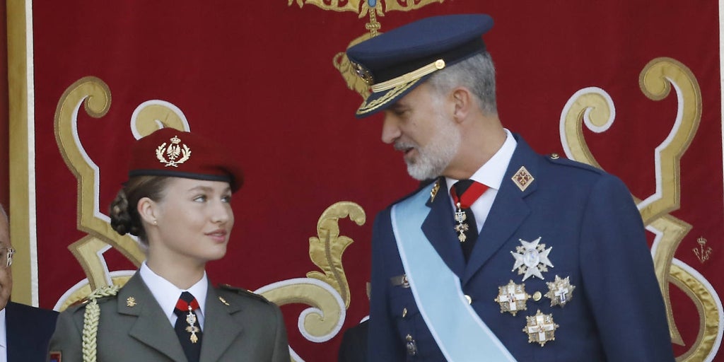 la Princesa Leonor luce por primera vez el uniforme de gala del Ejército de Tierra