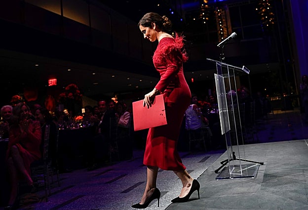 Isabel Díaz Ayuso en Nueva York.