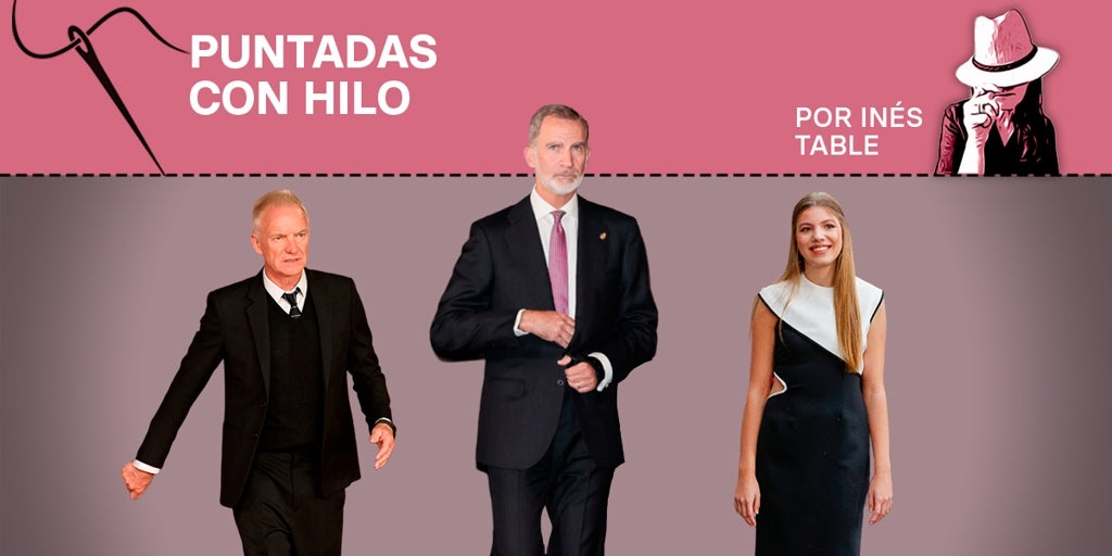 El mejor lado oscuro de la moda, según la Infanta Sofía, el Rey Felipe VI y Sting