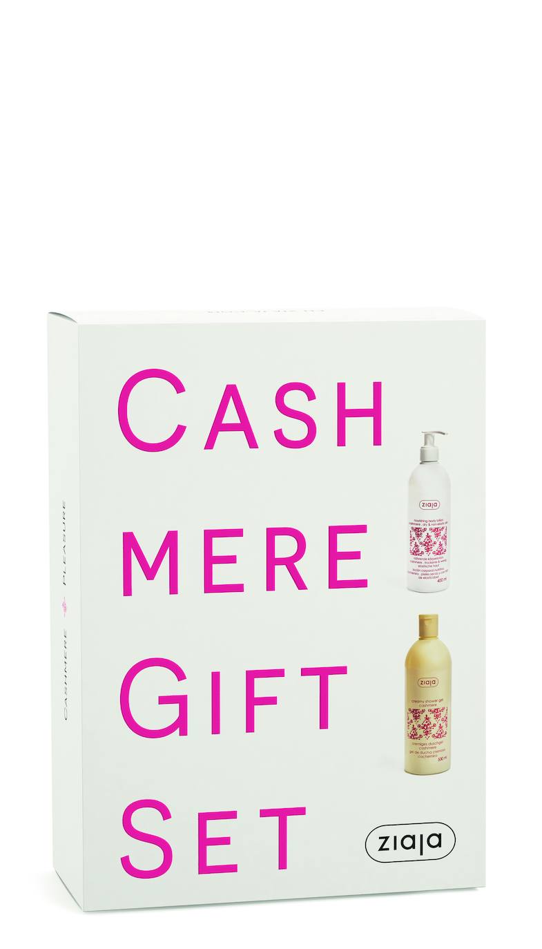 Set Cashmere de Ziaja (7,50 euros). Incluye Gel de ducha de 500 ml y loción corporal de 400 ml. 