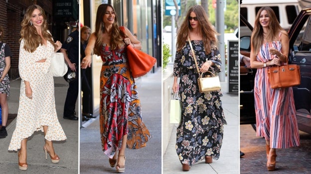 Los estampados de flores no faltan en sus looks