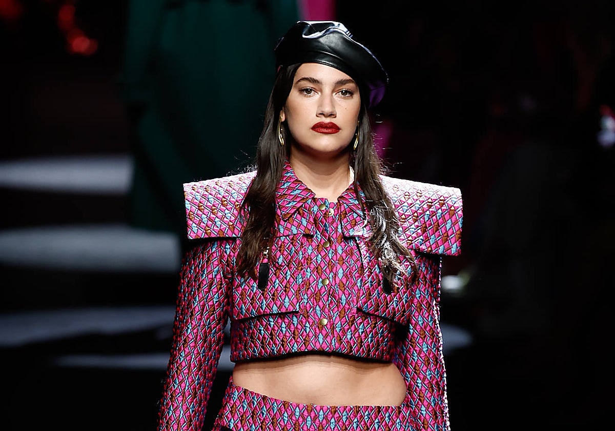 Modelo del desfile de Paloma Suárez