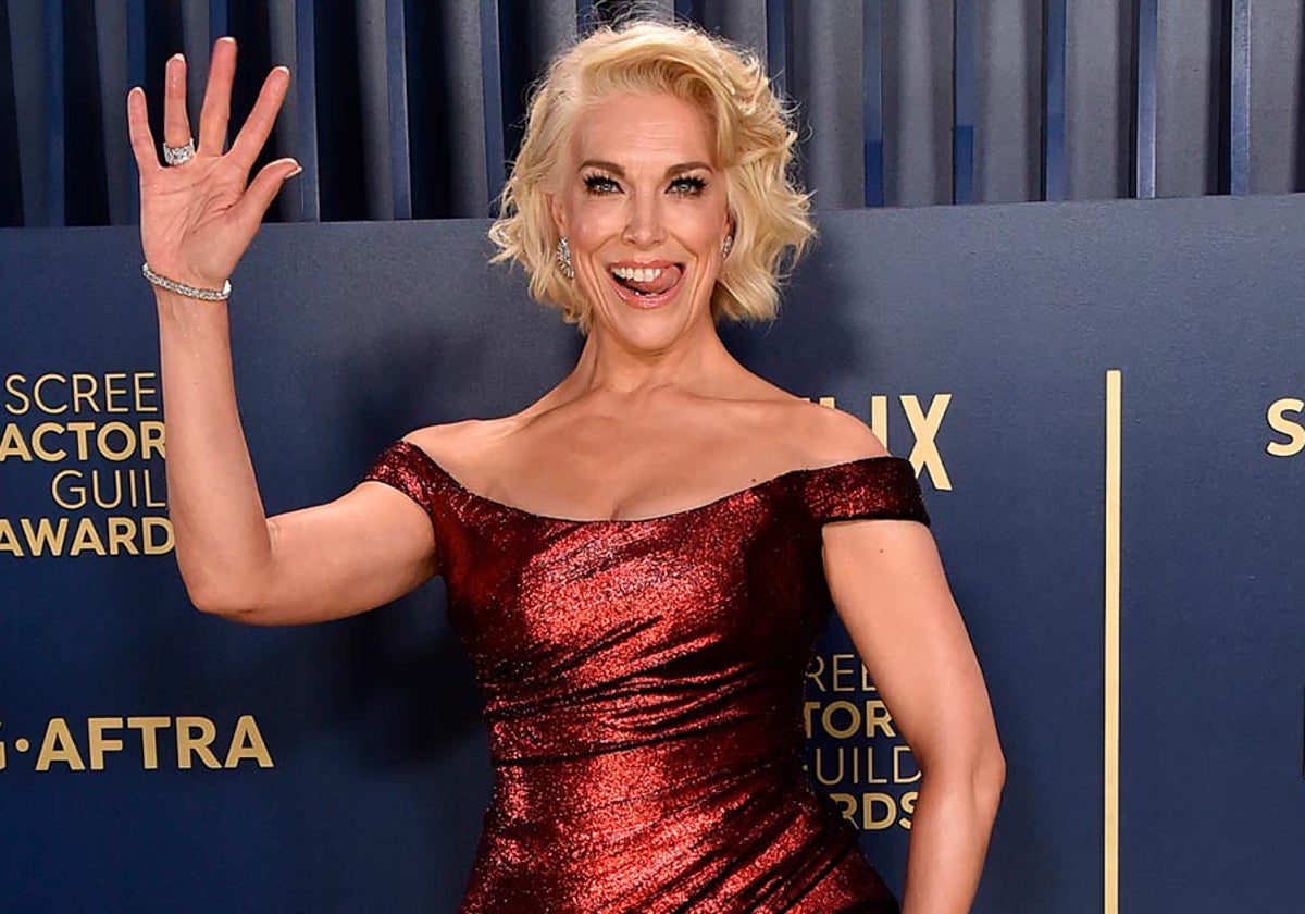 Hannah Waddingham en los Premios SAG, celebrados el pasado fin de semana en Los Ángeles.