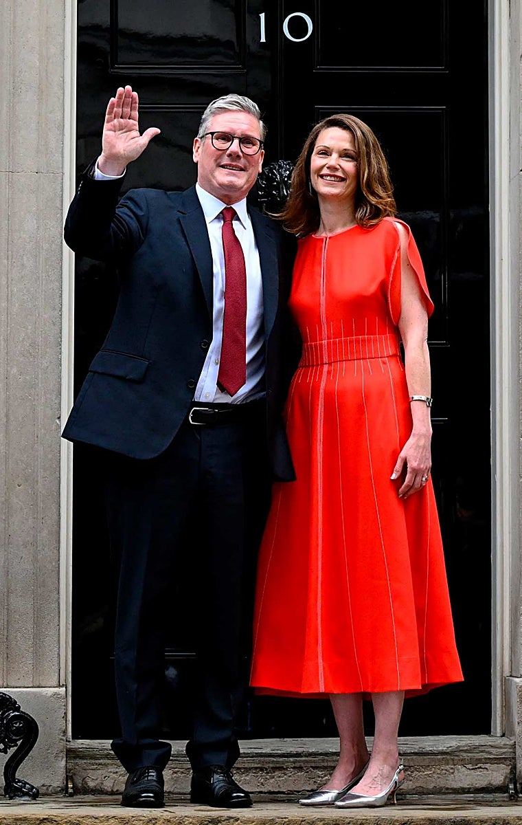 Keir y Victoria Starmer.