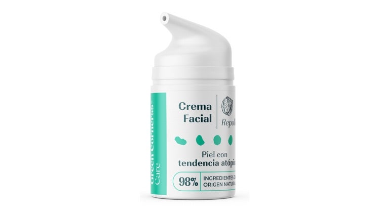 Crema facial de repollo de Green Corness Care.