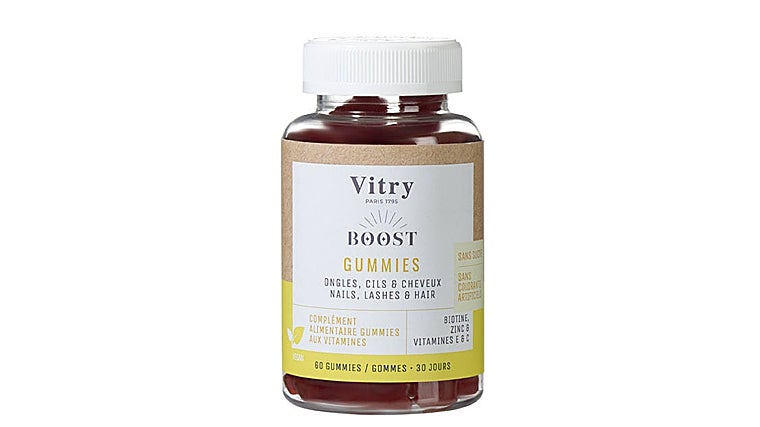 Suplementos para uñas, cabello, pestañas y cejas Vitry Boost Gummies.