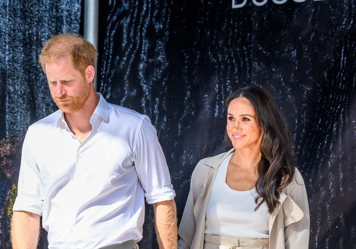 Meghan Markle y el príncipe Harry,  de nuevo en televisión.