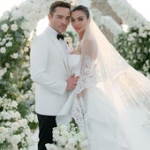 Los cinco vestidos de novia de Amy Jackson en su boda con Ed Westwick