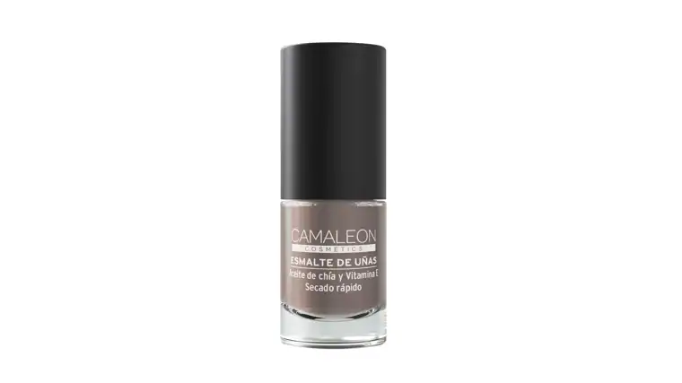 Taupe nail polish from Camaleon Cosmetics.