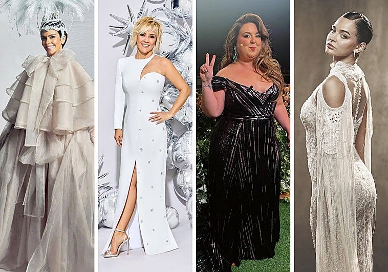 Del vestido con leche materna de Pedroche al de Lalachus y Cristina Pardo: todos los vestidos de las campanadas 2025