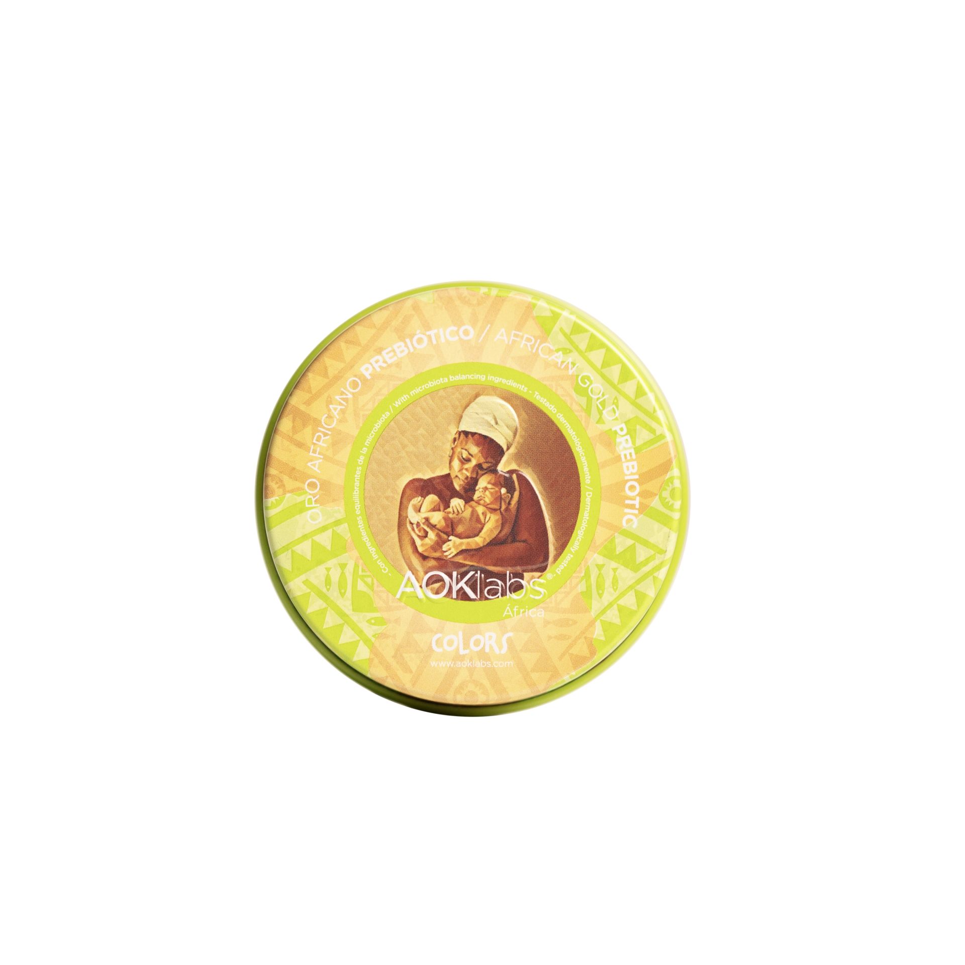 Oro Africano Colors Prebiótico de Aoklabs (19,95 €). Bálsamo para equilibrar la microbiota cutánea, inhibiendo el crecimiento de microorganismo perjudiciales mediante su actividad bactericida y fungicida. El resultado es una piel saludable, libre de procesos inflamatorios e irritantes, así como de exceso de sebo. Además de la manteca de karité, en su fórmula incluye terpineol, atiinflamatorio y antimicrobiano, y sauce blanco, con propiedades hidratantes, queratolíticas, antiirritantes y antiseborreicas.