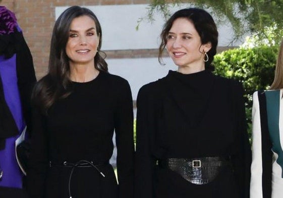 La Reina Letizia e Isabel Díaz Ayuso se visten de luto para su cita con el Premio Cervantes