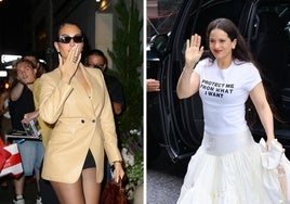 Del look sin pantalones de Georgina Rodríguez, a las zapatillas de fútbol de Rosalía: los looks previos a la Gala Met