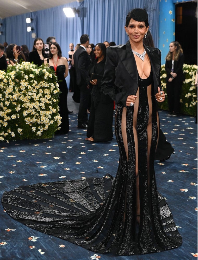 El vestido 'desnudo' de Halle Berry.