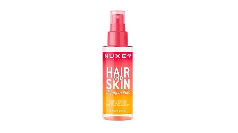 Happy in Pink Hair and Skin Mist de Nuxe.