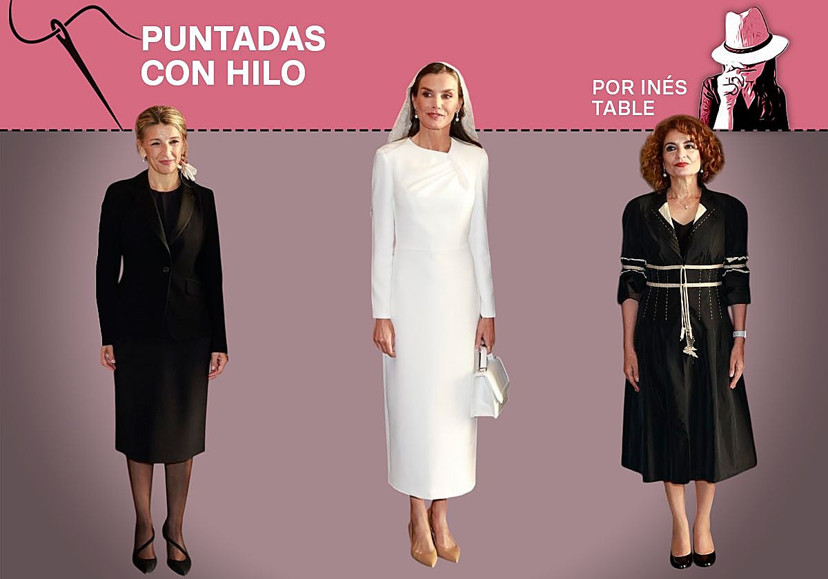 La Reina Letizia, impecable, Montero, muy paleta y Yolanda, cual funcionaria, en la misa inaugural del Papa León XIV