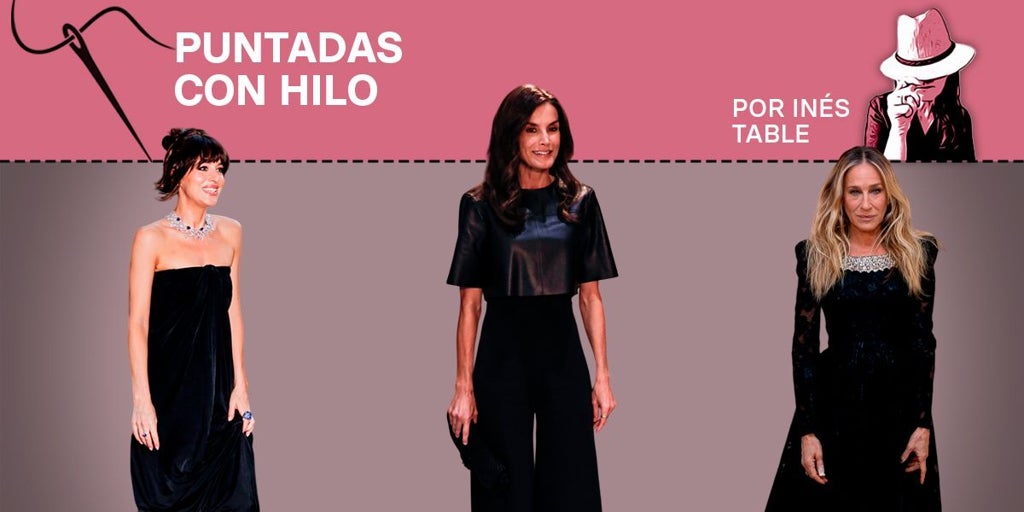Letizia, la reina minimal, frente a dakota johnson y sarah jessica parker que tiran de maxi collares y zapatos con gancho