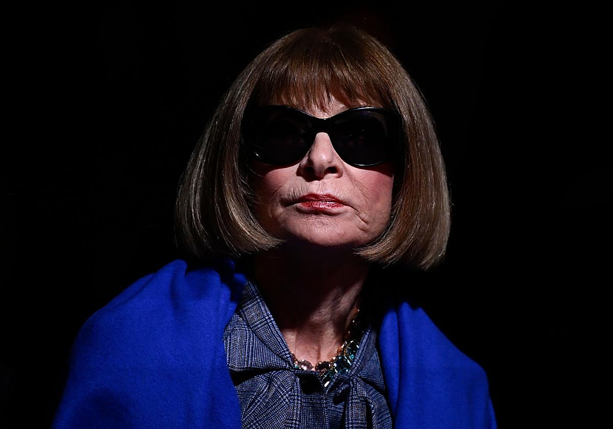 La hasta ahora editora de Vogue, Anna Wintour.