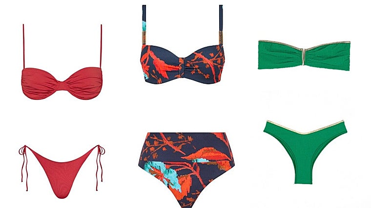 Distintos diseños. Bikini de Belamer (146€), bikini de Chantelle (90€) y bikini de La Nouvelle (140€)