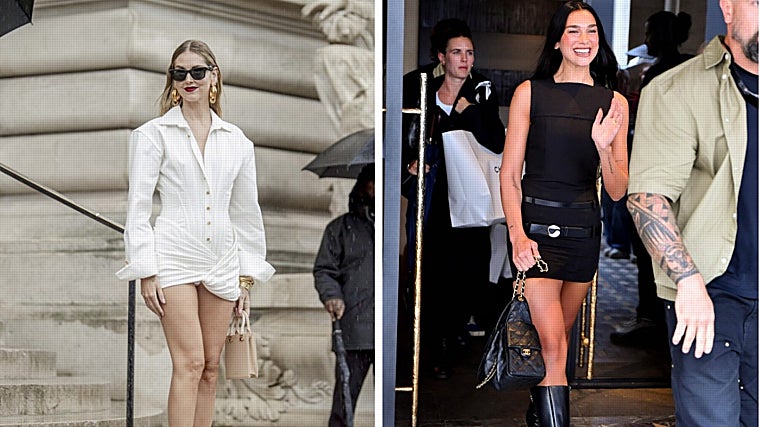 Dua Lipa y Chiara Ferragni asisten en París a los desfiles de Alta Costura