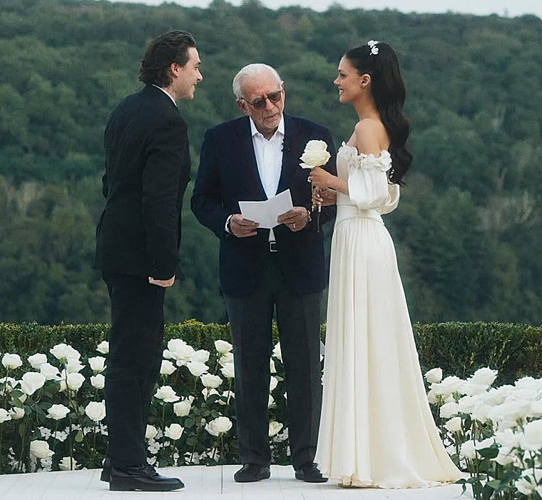 La ceremonia fue oficializada por el padre de la novia, el multimillonario Nelson Peltz