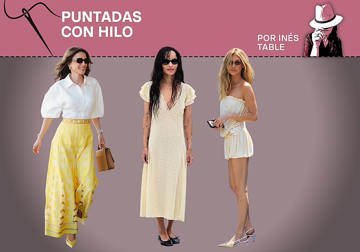 El amarillo no da mal fario a Rania de Jordania, Bella Hadid y Zoe Kravitz