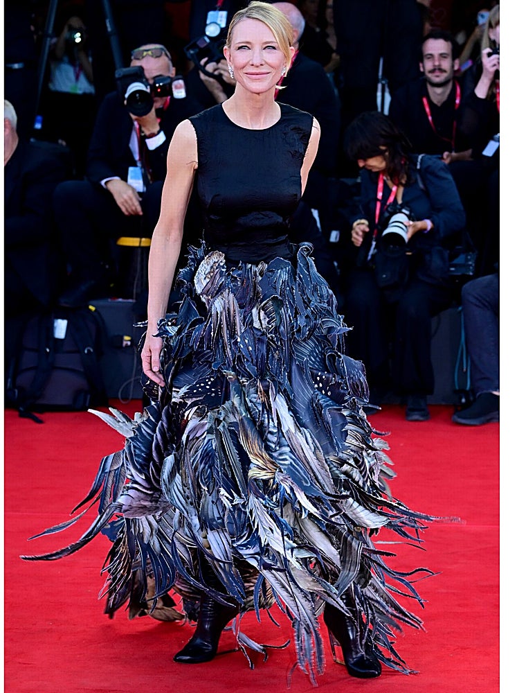 Cate Blanchett de Margiela.