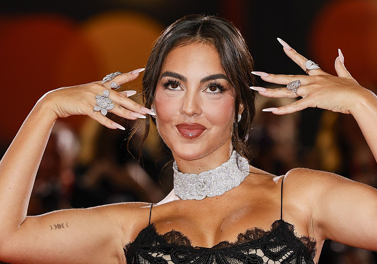 Georgina Rodríguez en Venecia.