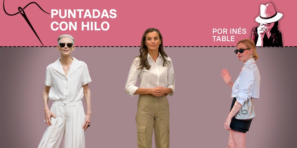SÍ A LA CAMISA BLANCA PERO TAL Y COMO LA VISTEN LA REINA LETIZIA, TILDA SWINTON Y AMANDA SEYFRIED