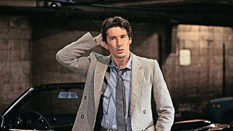 Richard Gere con la famosa chaqueta de Armani en 'American Gigolo' (1980)